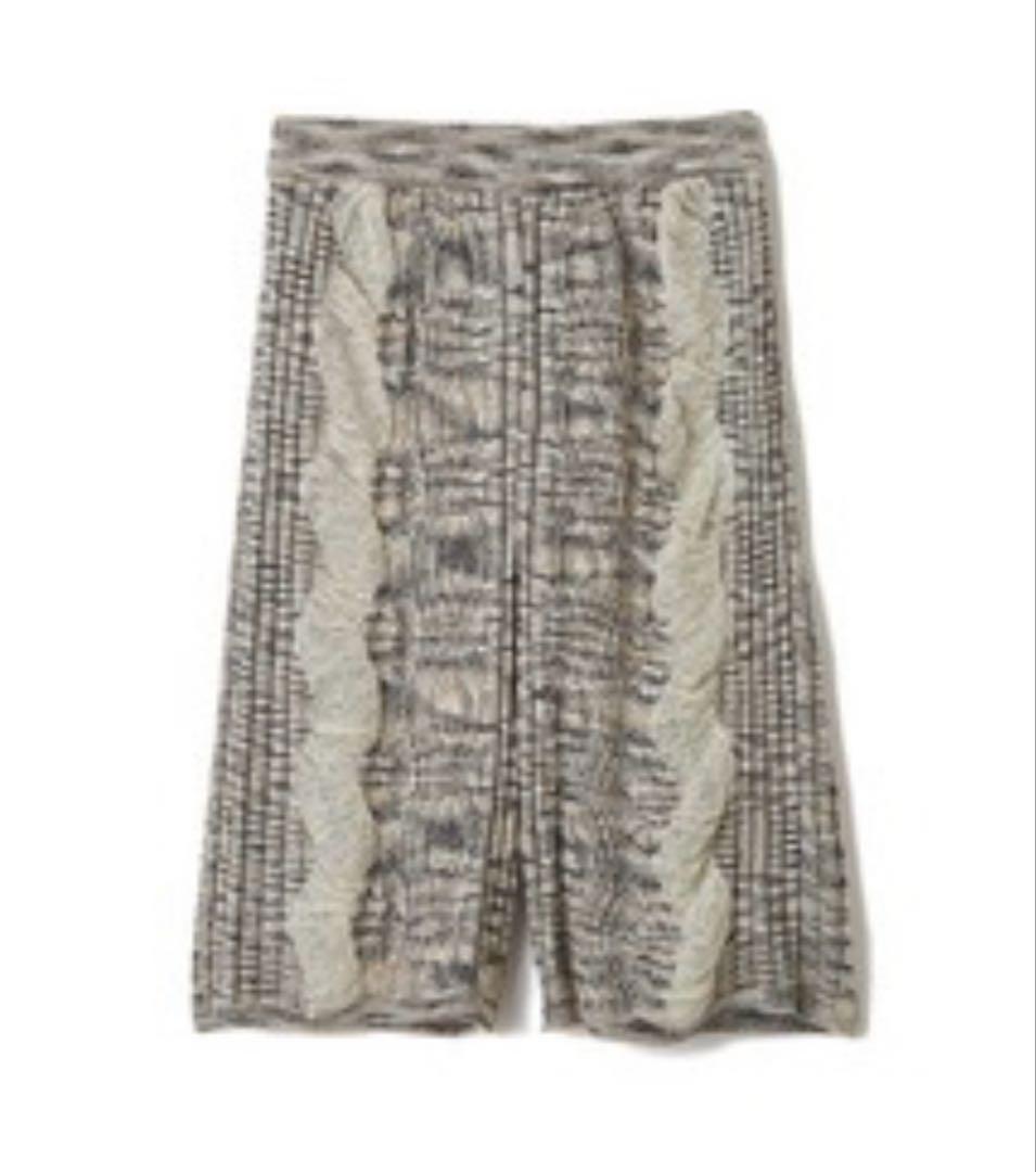 PERVERZE オープンワークニットショートパンツ