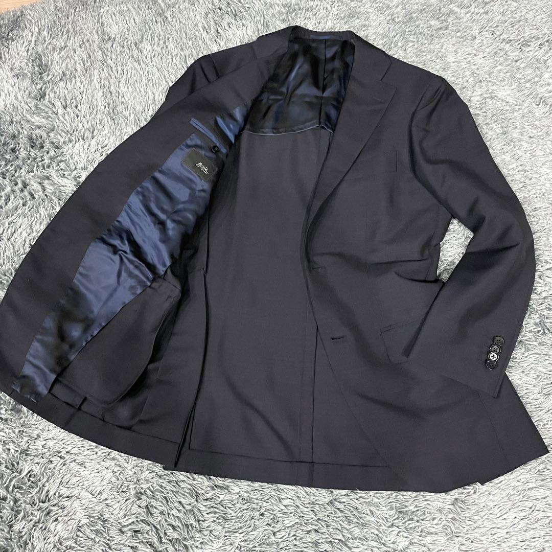 【未使用】ブリッラペルイルグスト ビームス別注 スーツ セットアップ ネイビー