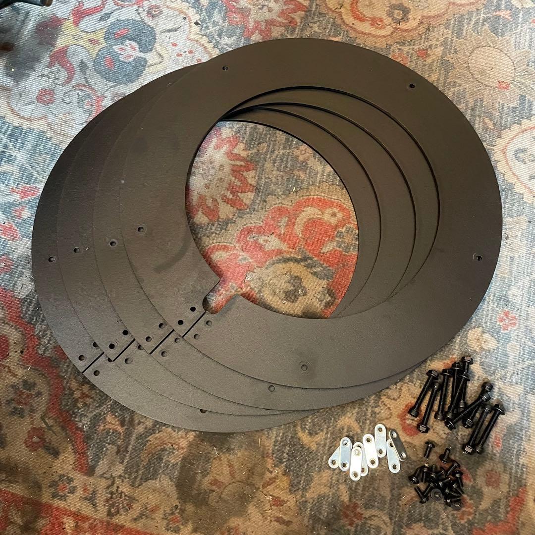 スーパーカブ　ホイール　カバー　リング　17インチ　ブラック