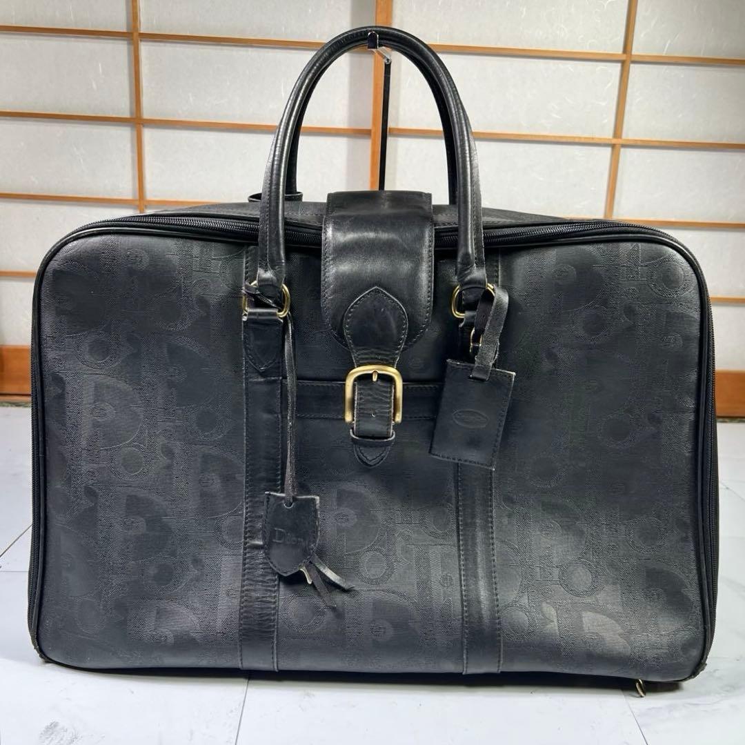 Christian Dior ディオール ボストンバッグ トロッタ ブラック