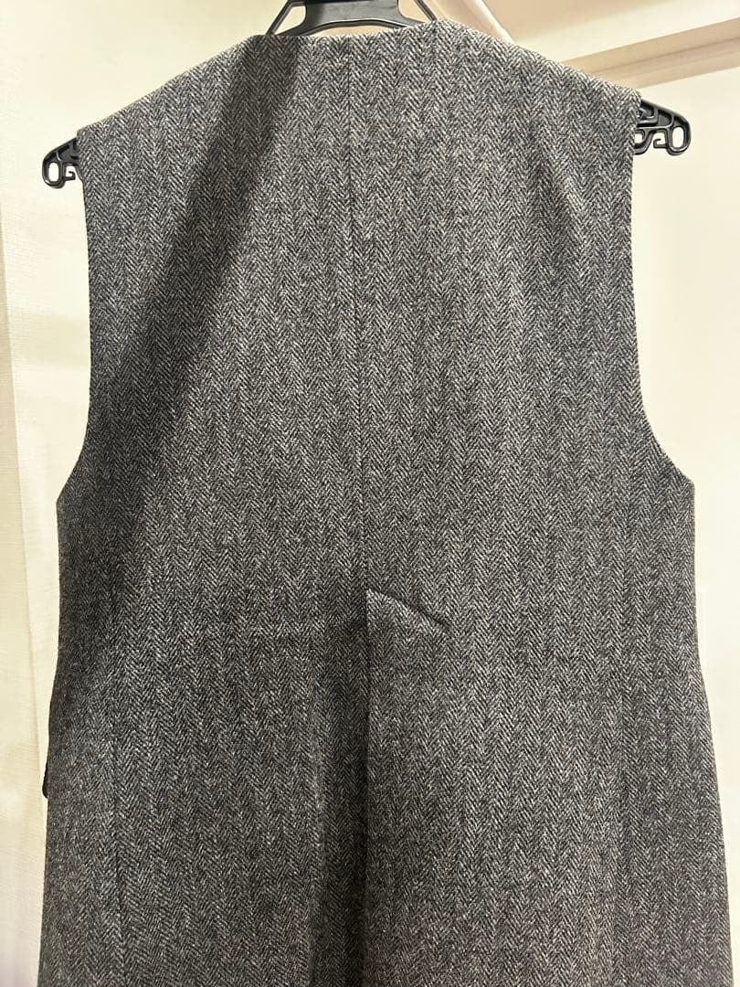 THE SHINZONE グレー ツイード ベスト