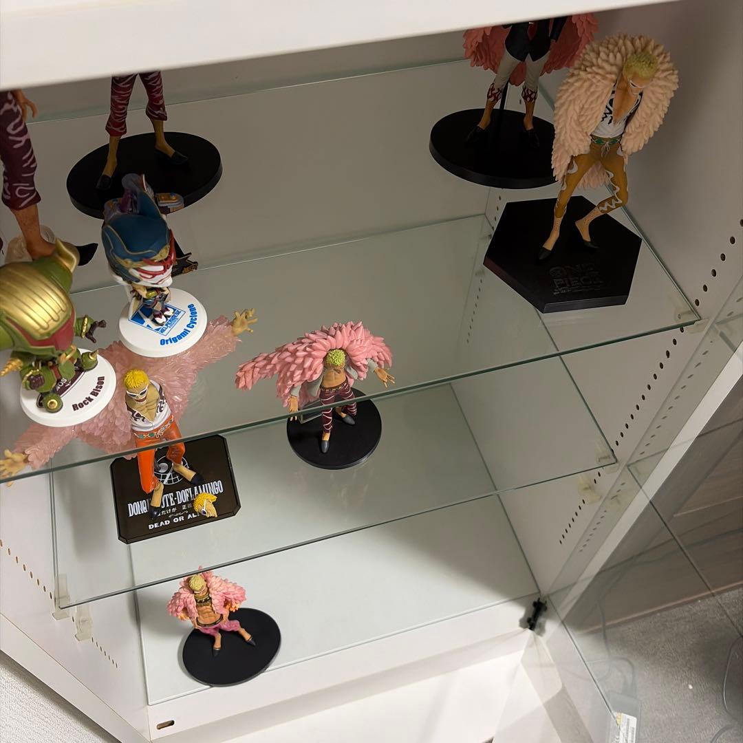 K*Y様 JAJAN ホワイト　ガラス　ディスプレイケース　フィギュアラック