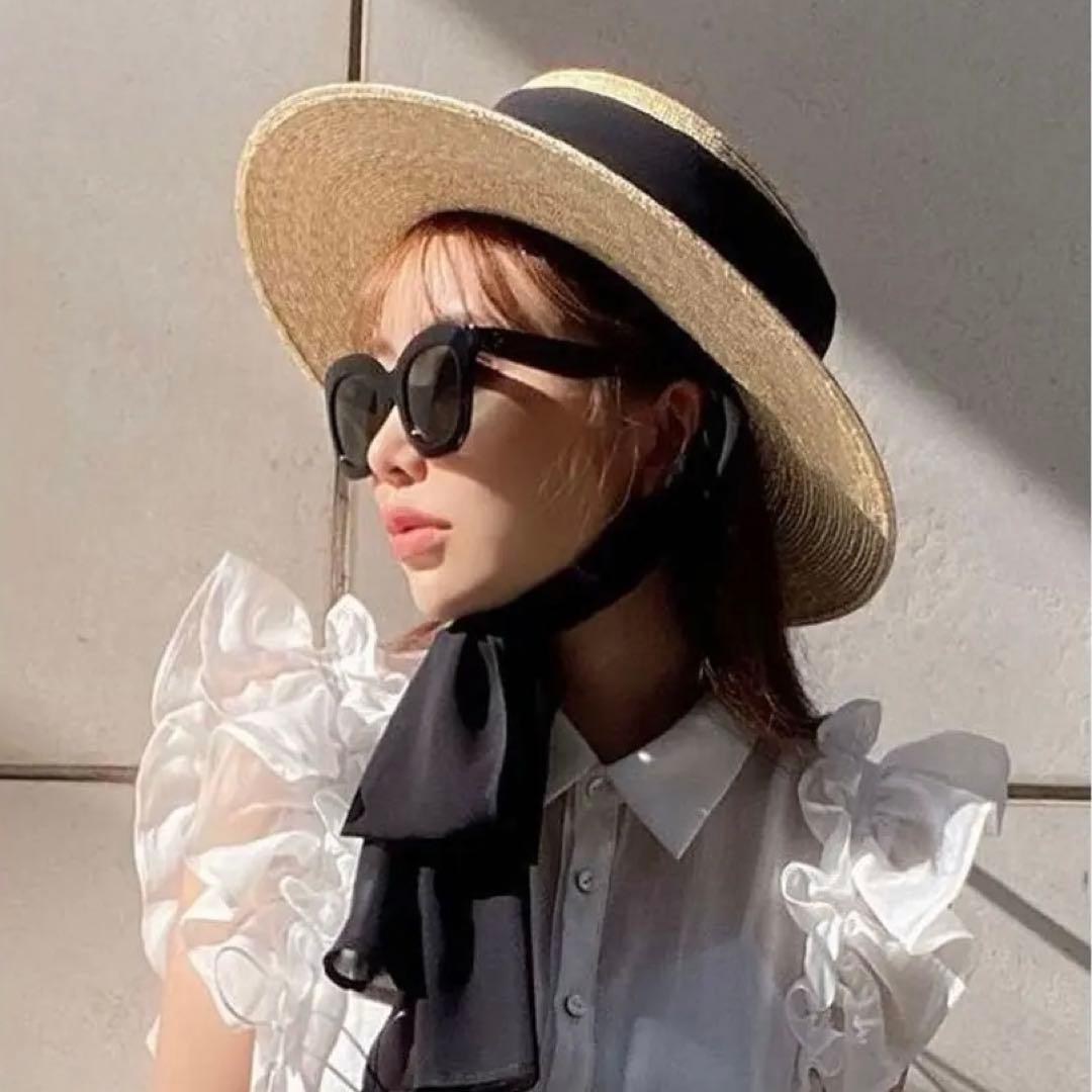 eimy istoire エイミーイストワール シフォンボリュームカンカン 帽子