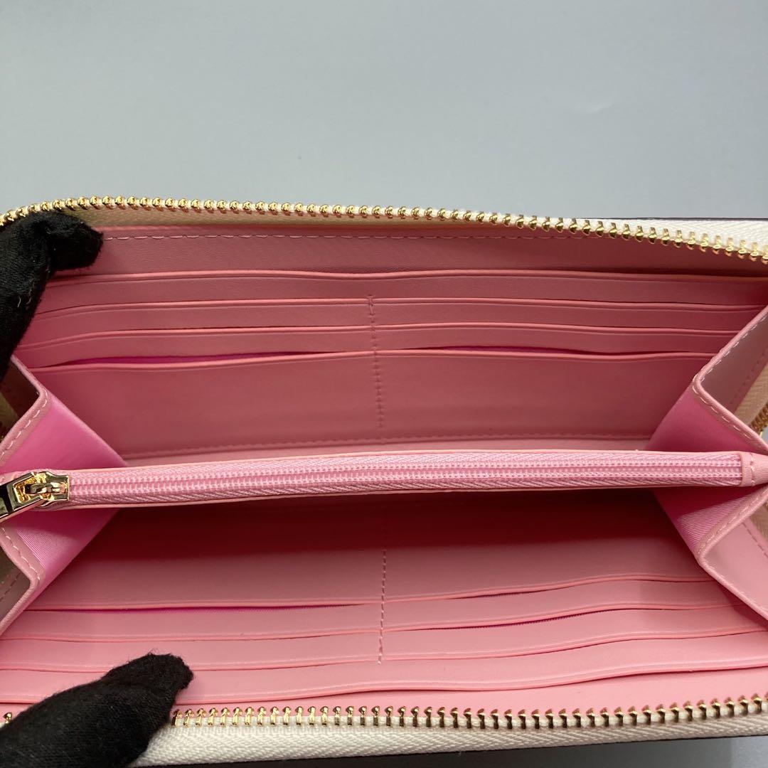 新品　未使用　箱付き　COACH コーチ 長財布 アコーディオンジップ 花柄