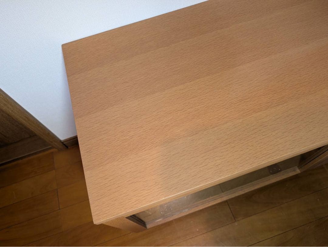 ■送料込■無印良品 木製テレビボード オーク材 収納棚 木製家具 TV台廃盤