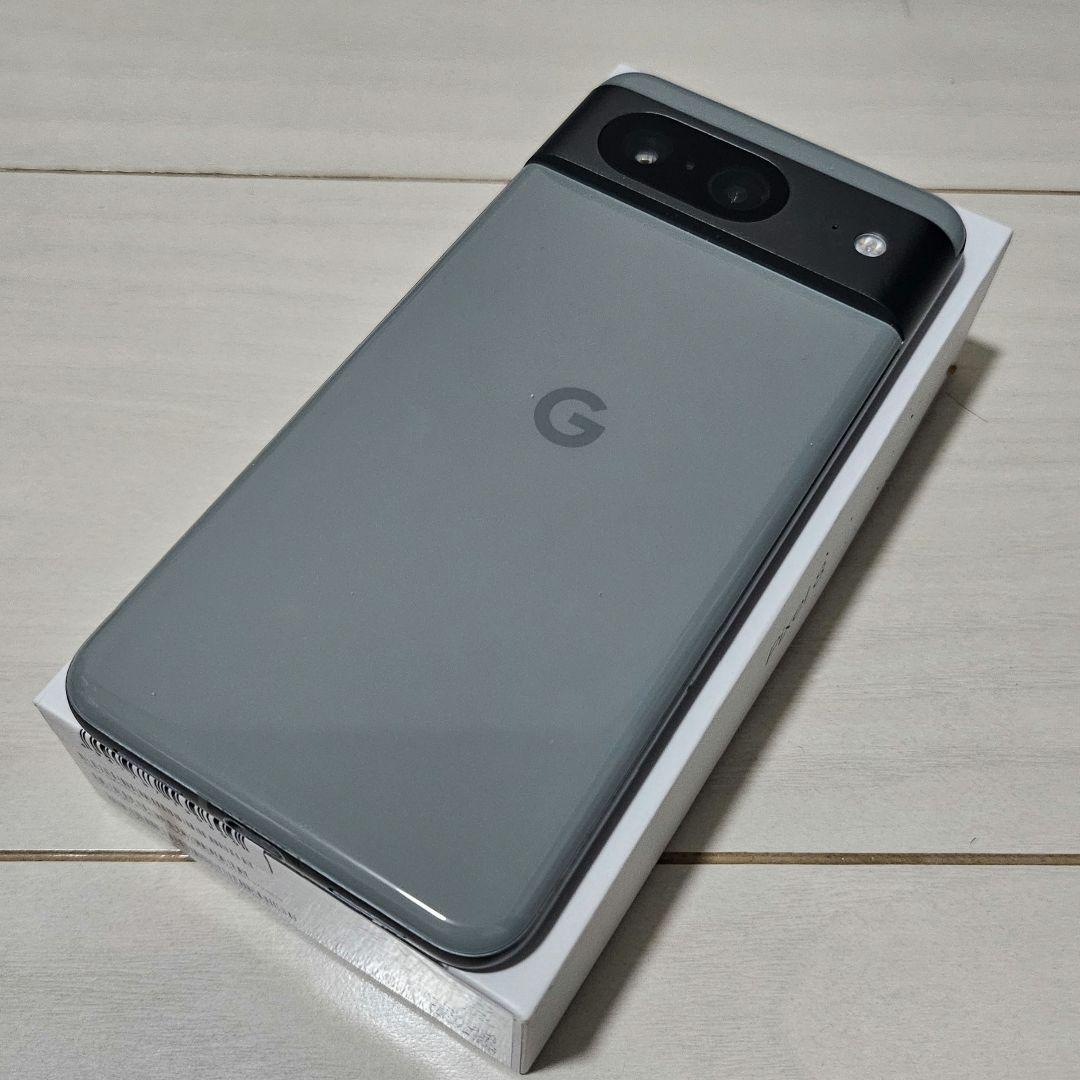 （美品）Google Pixel 8 本体 グレー 充電器付き