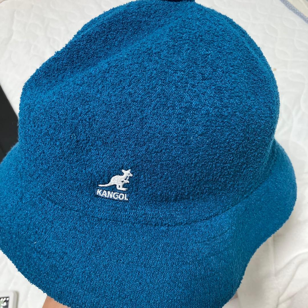 KANGOL バケットハット XL 青　GADORO着用