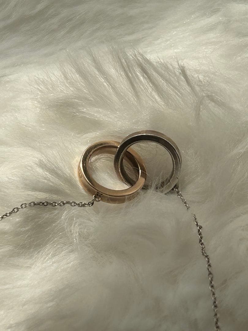 Tiffany ティファニー 1837 インターロッキング ネックレス コンビ