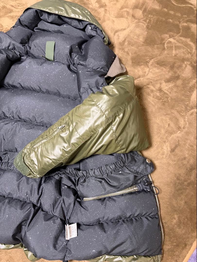 SOPHNET オリーブグリーン フード付きダウンジャケット Ｍ