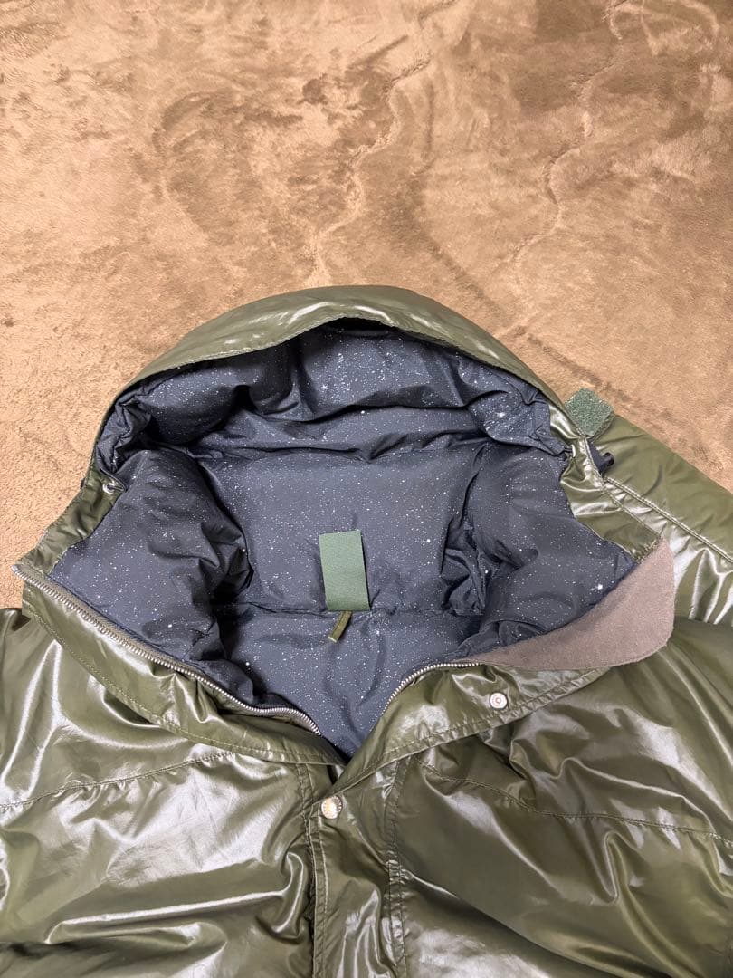 SOPHNET オリーブグリーン フード付きダウンジャケット Ｍ