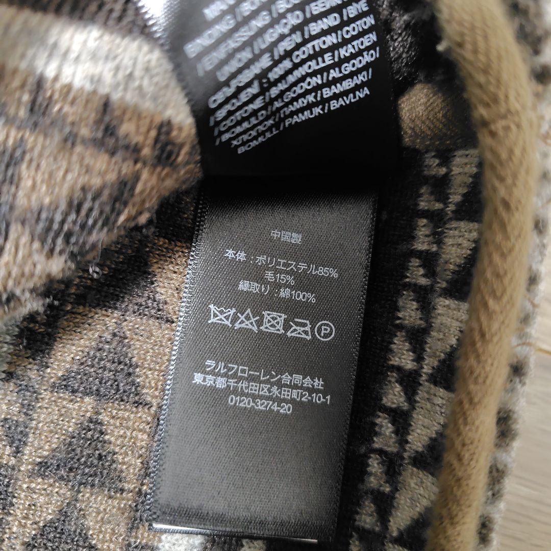 セ*ン様 美品*RRL*ジャカード パイル フリース ベスト *　S　ダブルアー