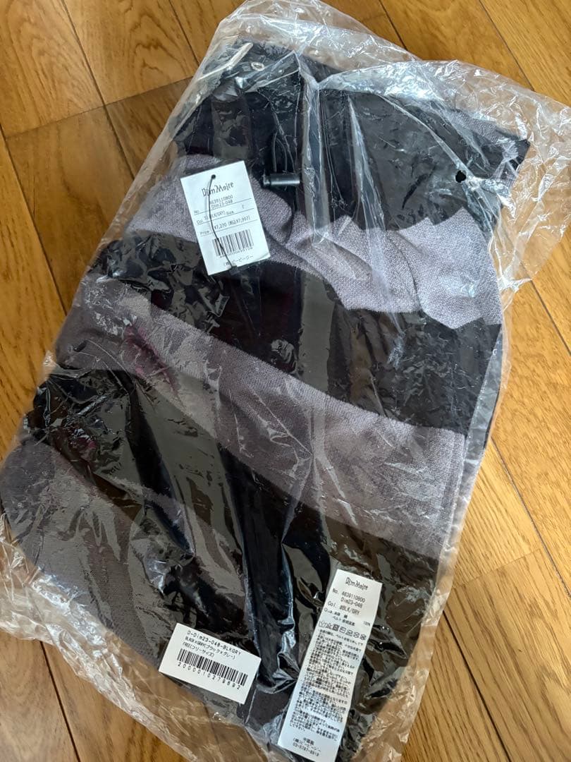 DimMoire BIG ロゴ ニーハイウォーマー ストライプ