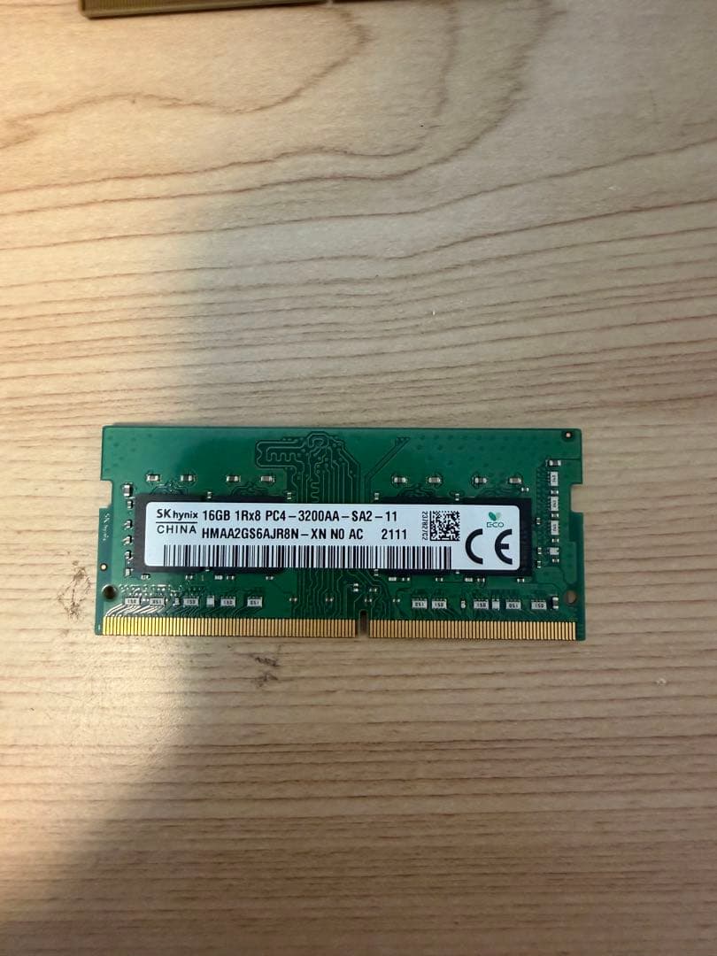 DDR4 16GB 4枚 動作確認済