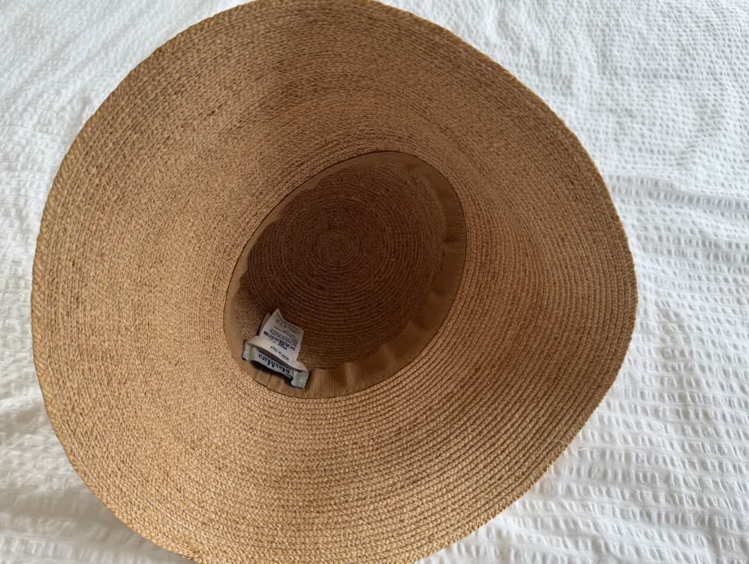 美品 S MaxMara ストローハット 57cm ベージュ