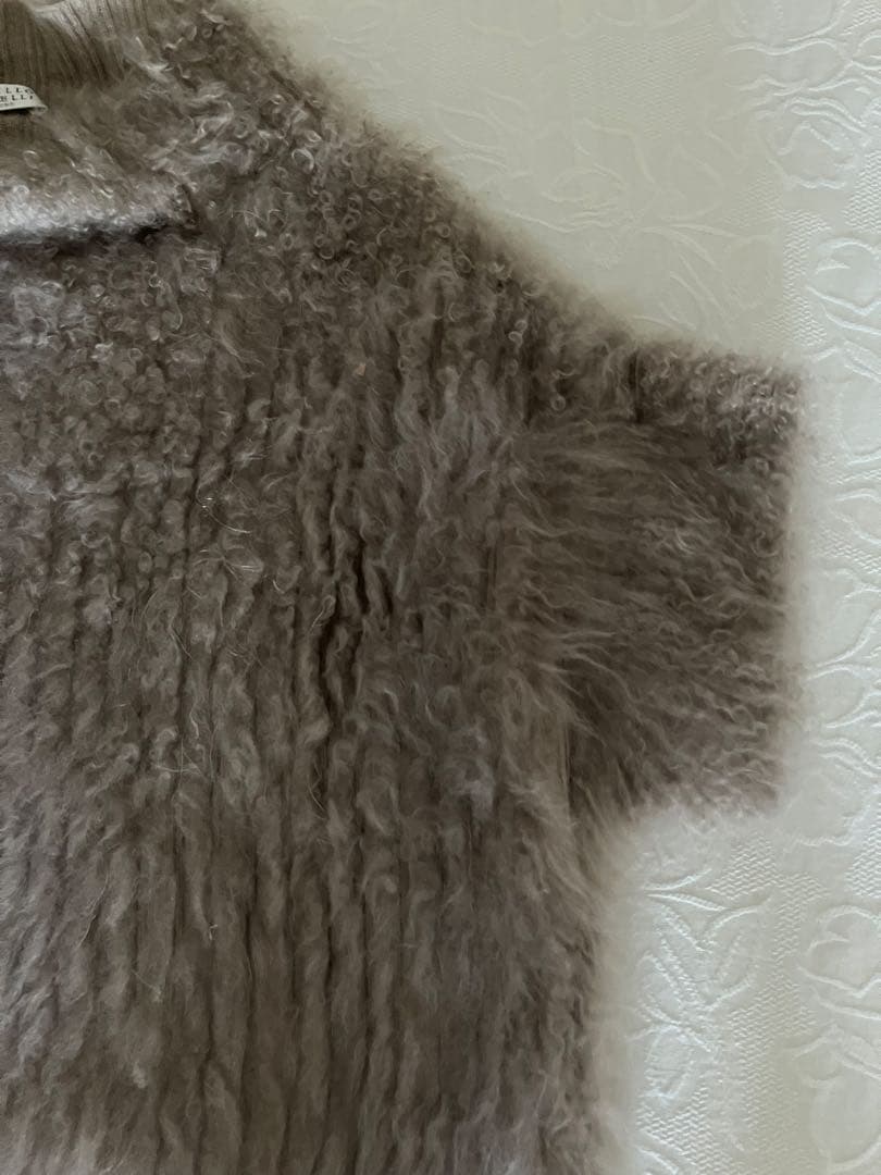 BRUNELLO CUCINELLI グレージュファーニット