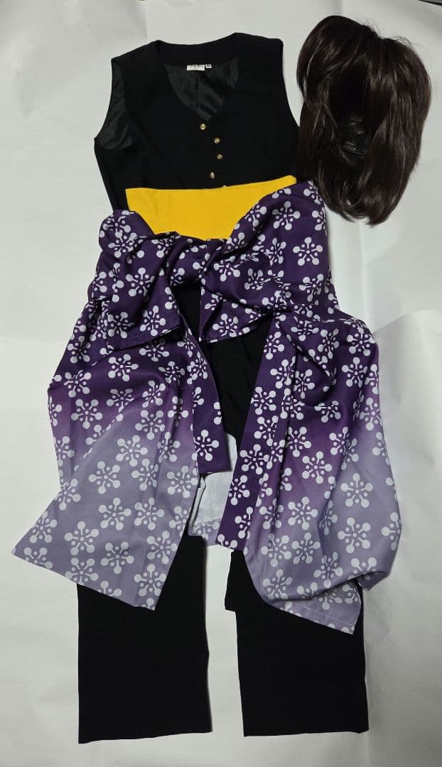 だ*読様 薄桜鬼 洋装 藤堂平助 コスプレ衣装 M サイズ ウィッグ付き