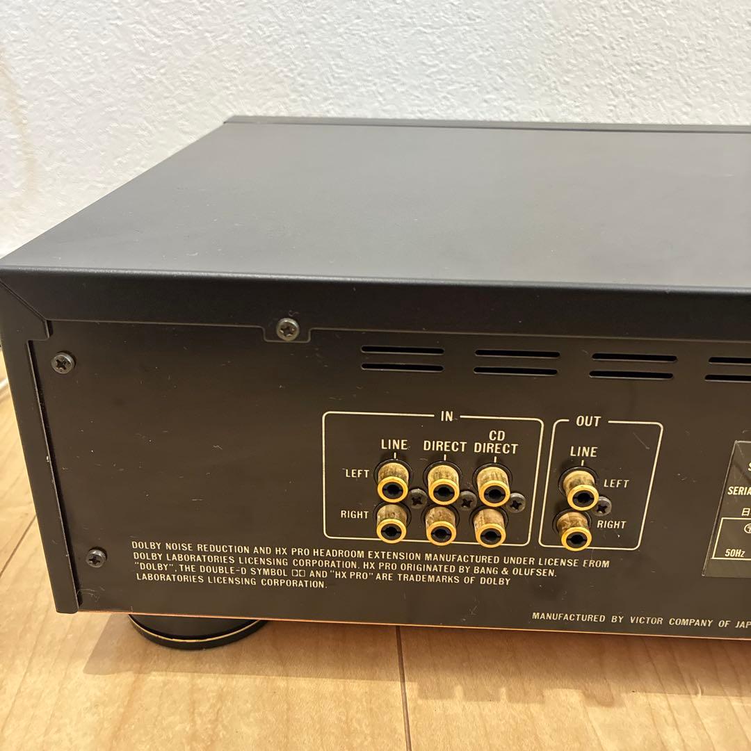 ビクター　ステレオカセットデッキ　TD-V711 3ヘッド　リモコン付属は貴重