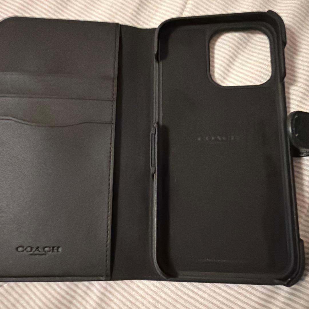 コーチ手帳型ケースiPhone１５pro MAX