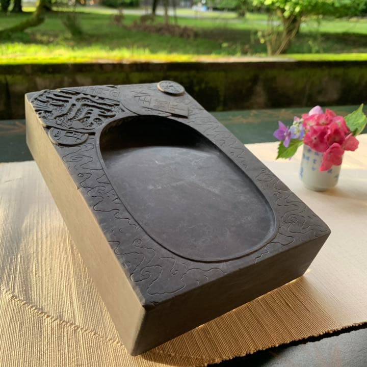 両面使える♡古めの端渓硯　No.103