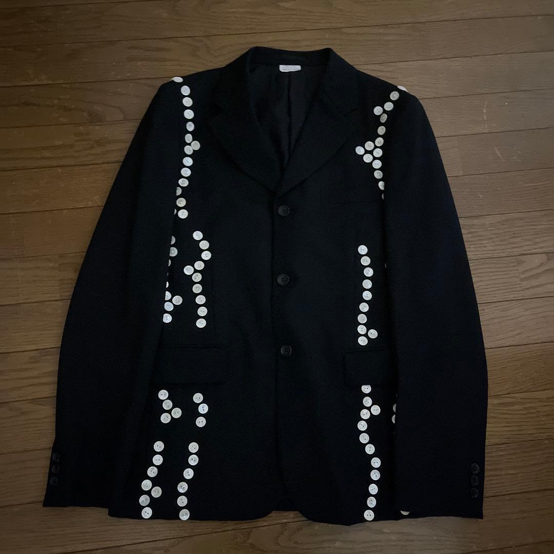 コムデギャルソンオムプリュス　24aw ボタンジャケット