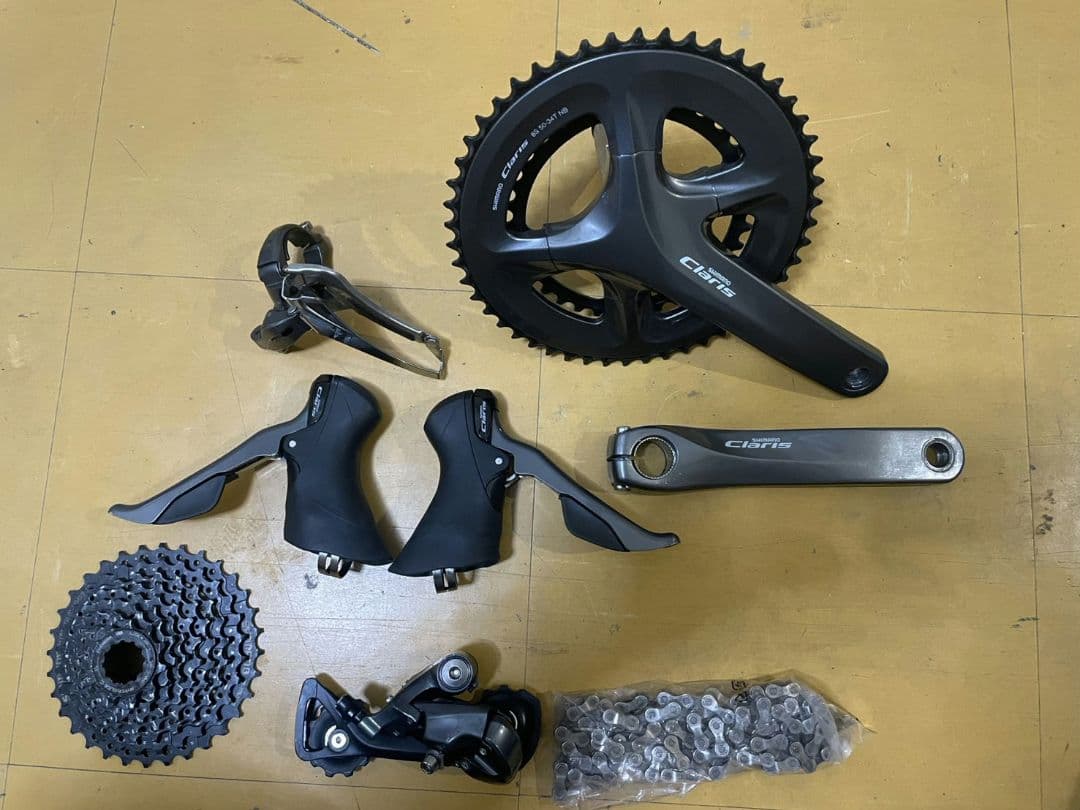 27日AM9時までシマノ クラリス 2×8Sコンポセット