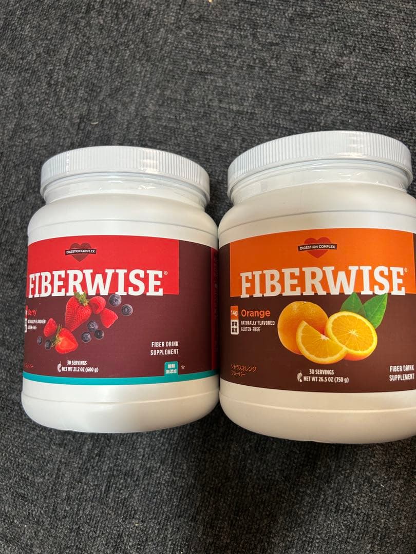 FIBERWISE ファイバーワイズ　オレンジ/ベリー 2個セット
