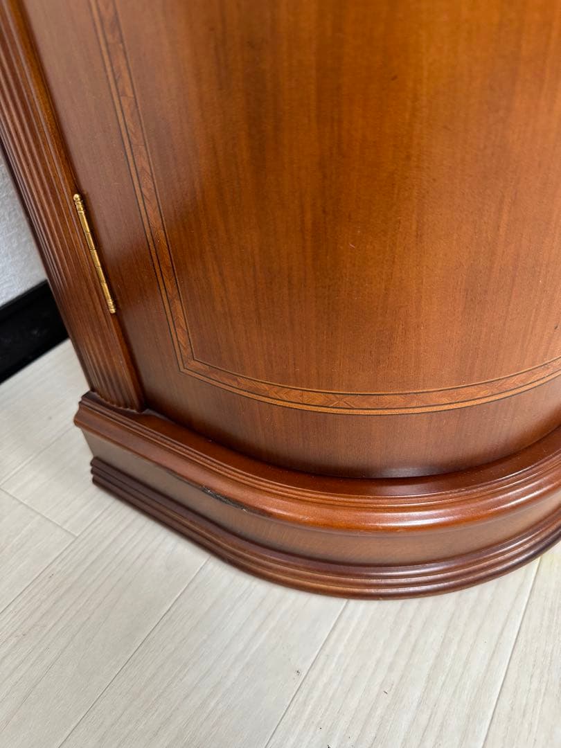 イタリア アンティーク調 象嵌 金具取手 サイドボード キャビネット ※i4※