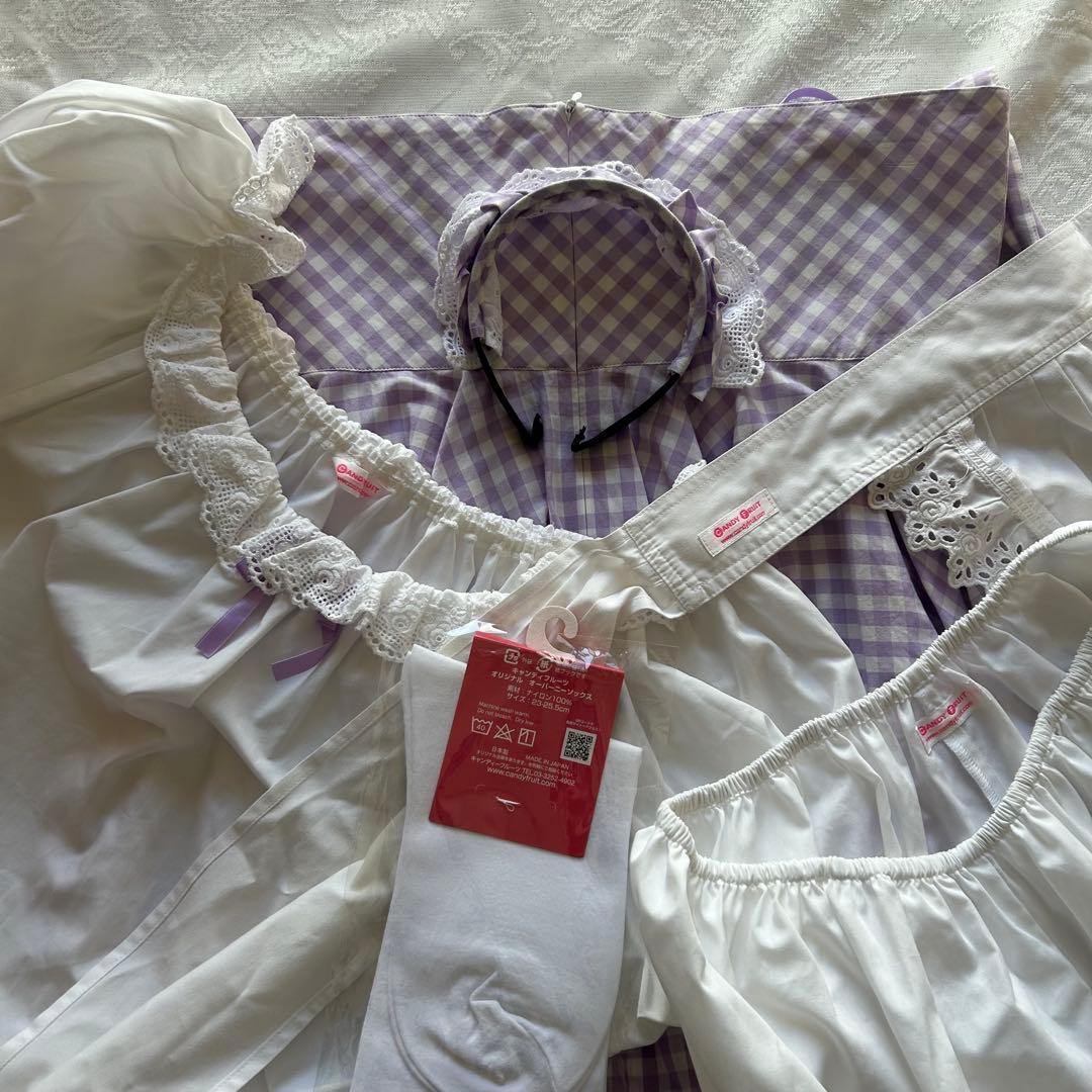 【コスプレ】★キャンディフルーツ★ ラフィーネメイド服 ベビーパープル