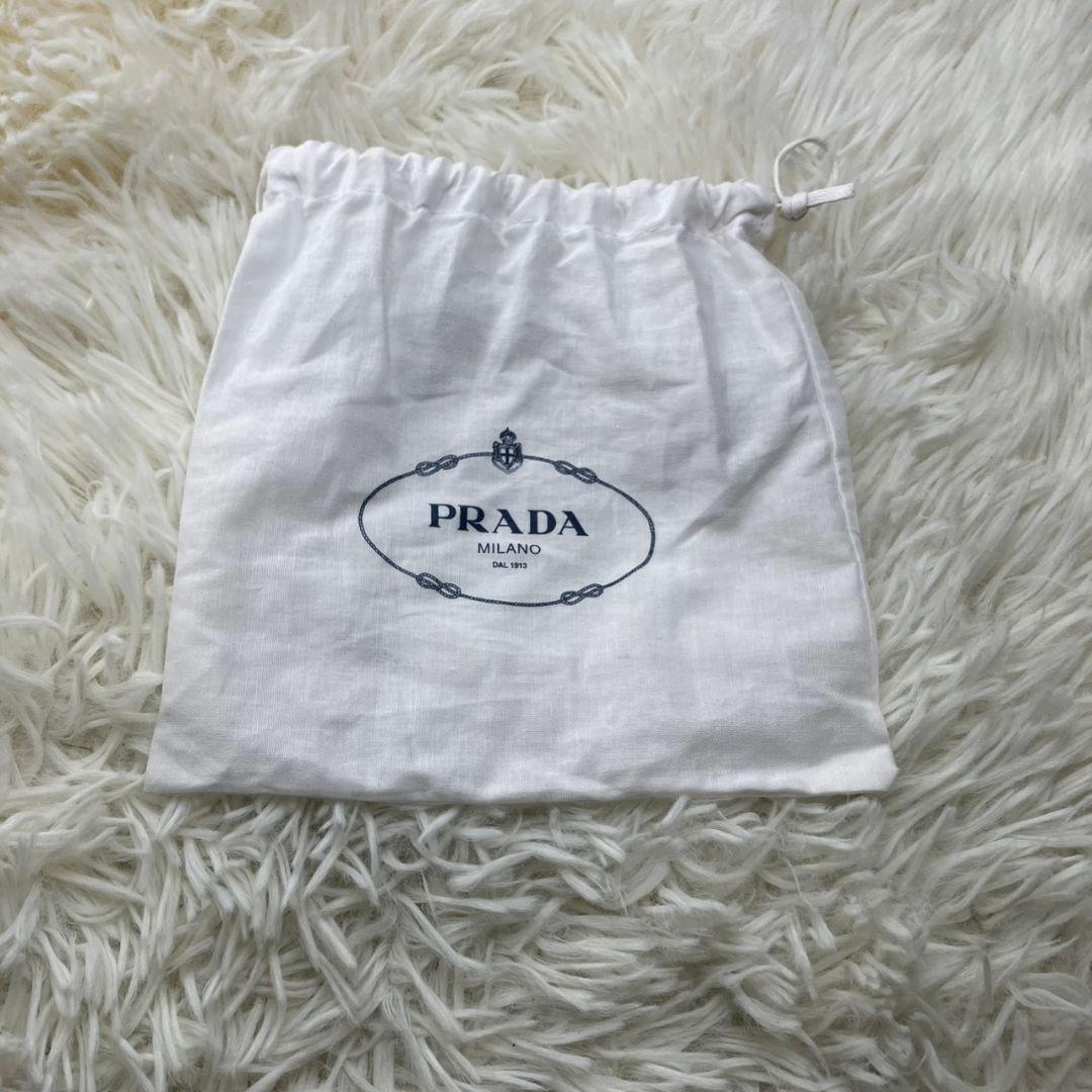 極美品✨プラダ PRADA ショルダーストラップ キャンバス レザー ベージュ