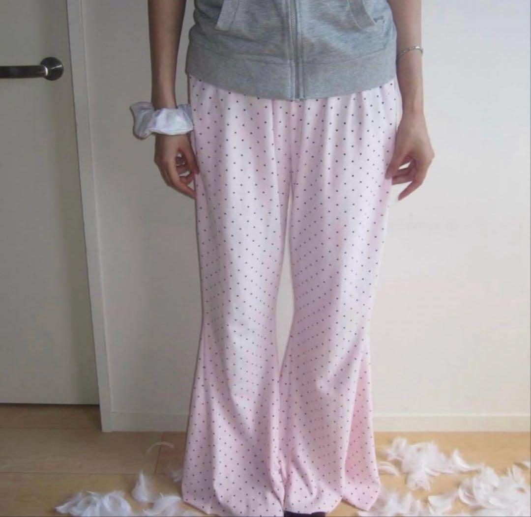 n.k atelier ピンクドットパンツ
