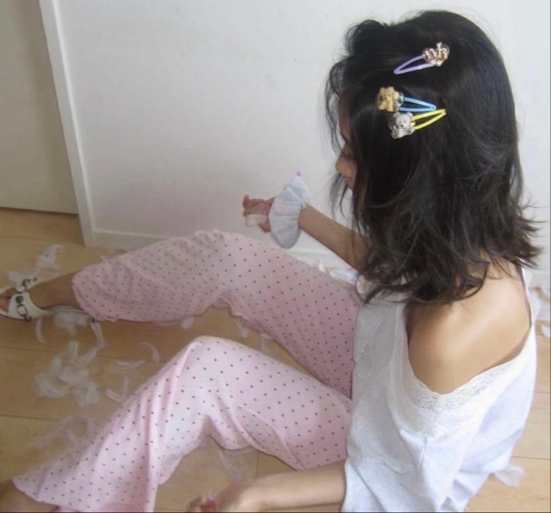 n.k atelier ピンクドットパンツ