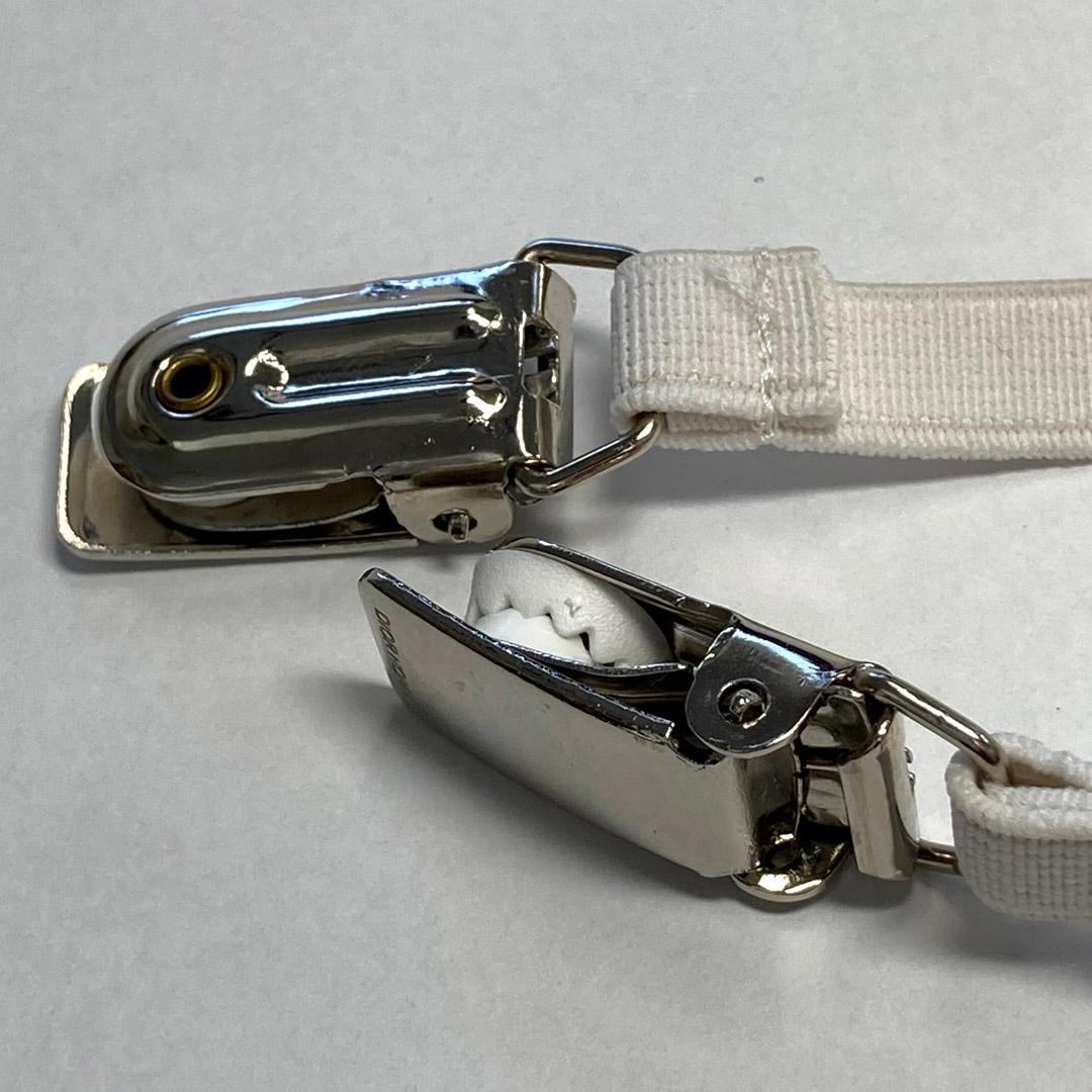 美品 未使用 ディオールオム ホワイトサスペンダー エディスリマン