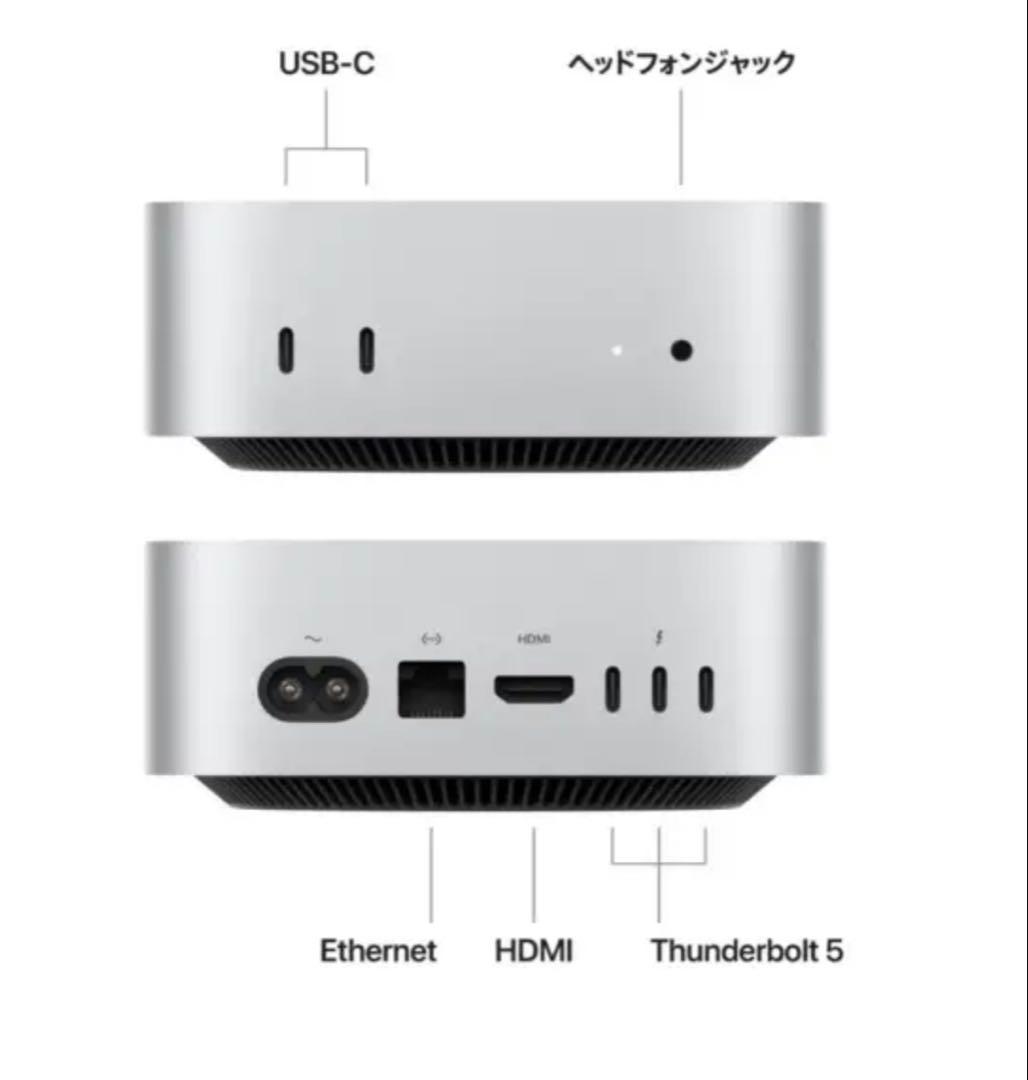 MacminiM4pro 2024/24GB/512GB Applecare加入