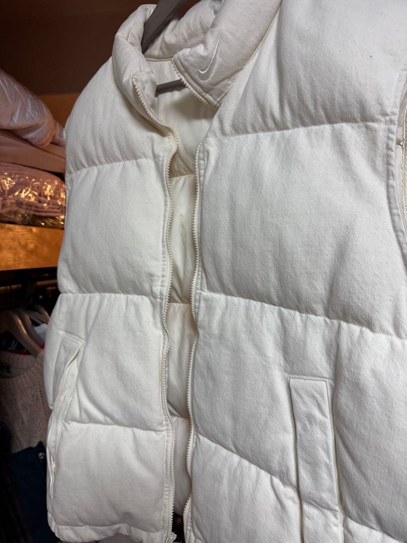 Nike/Supreme ダウンベスト ホワイト