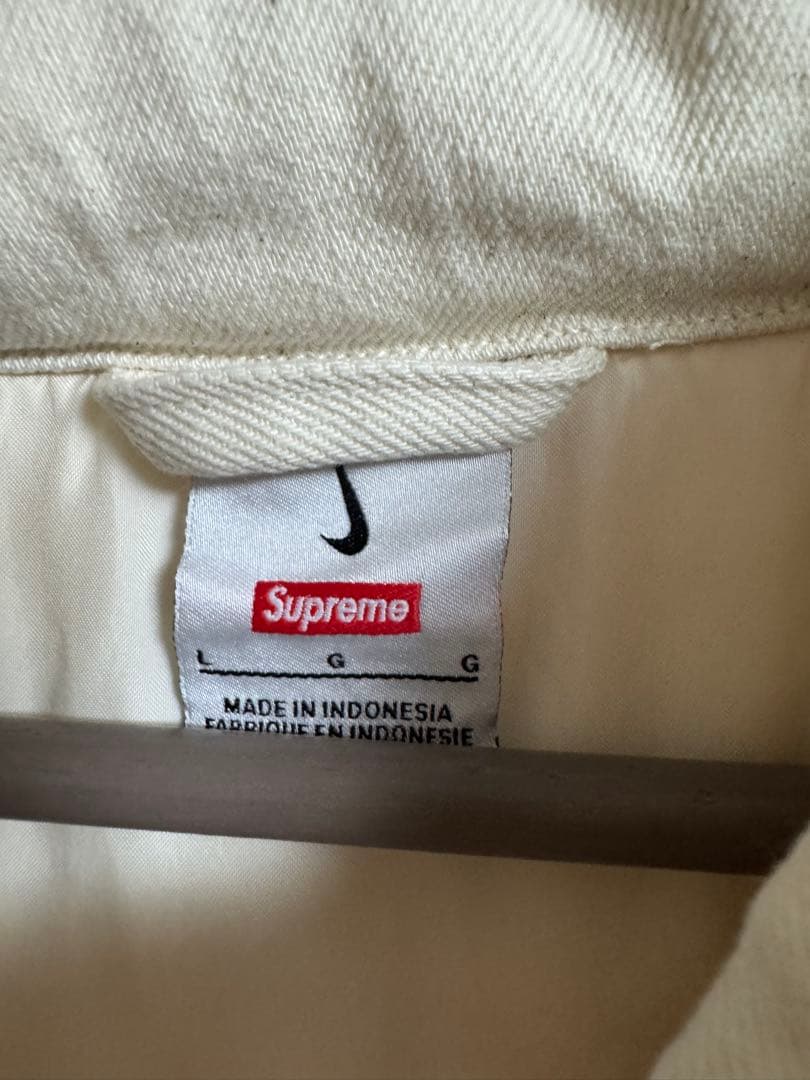 Nike/Supreme ダウンベスト ホワイト