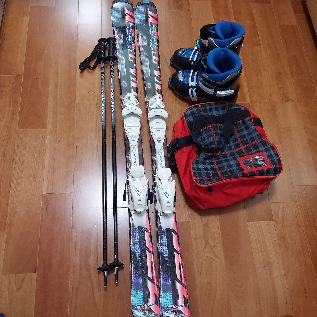 DIVA-TEAM ROCKER 130 スキーセット　男の子用