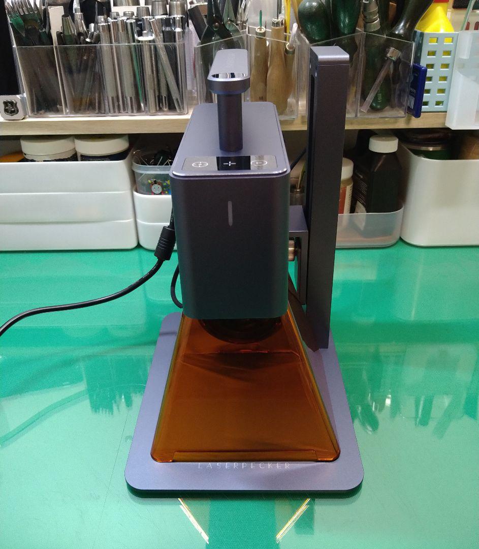 美品 laserpecker2 レーザーペッカー2 小型 レーザー彫刻機 レザー