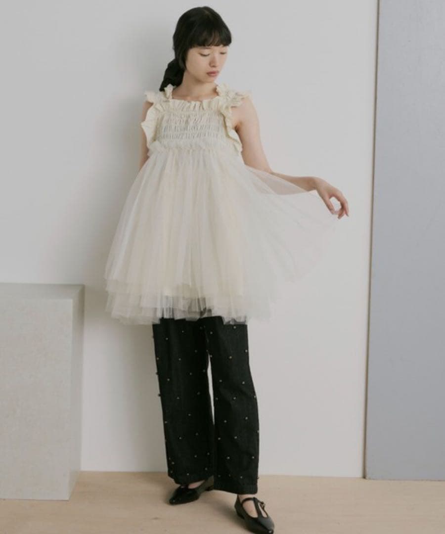 B*e様 PERNA チュールギャザーキャミソール