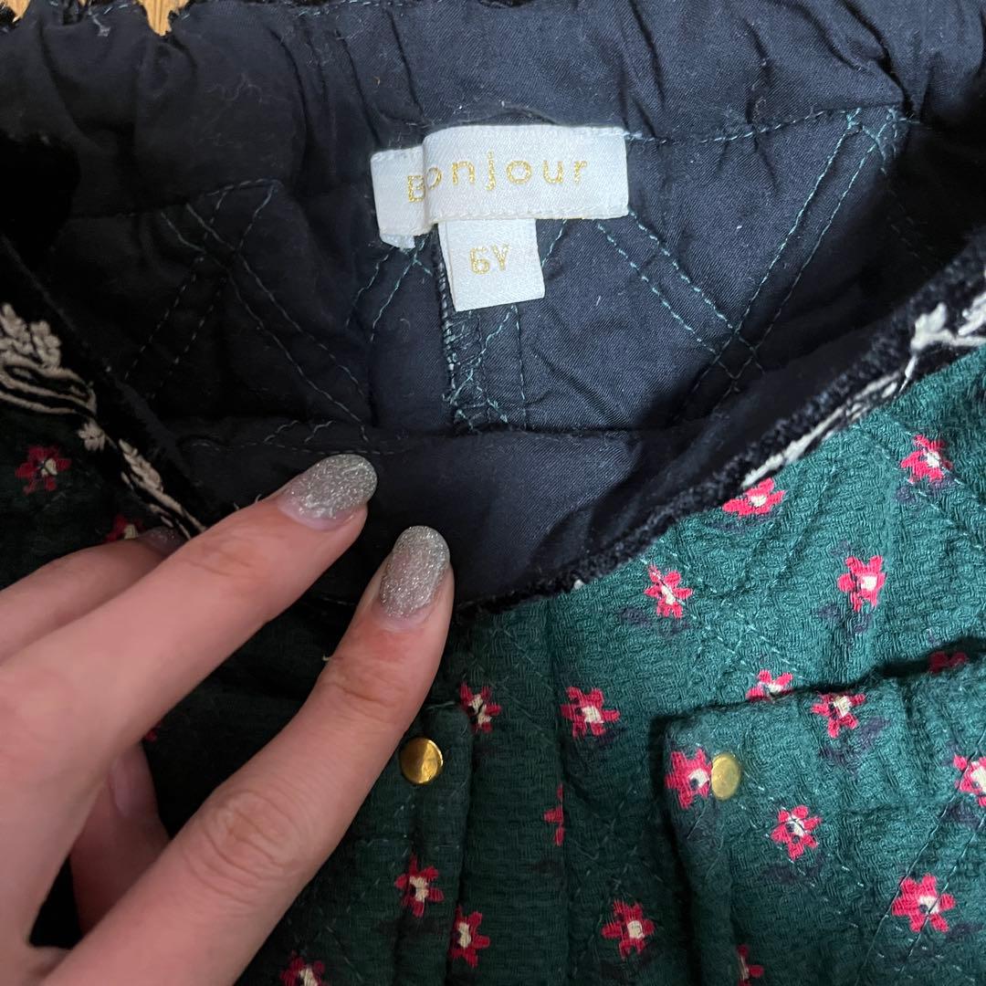 bonjour diary QUILTED PANTS キルティングパンツ　6Y
