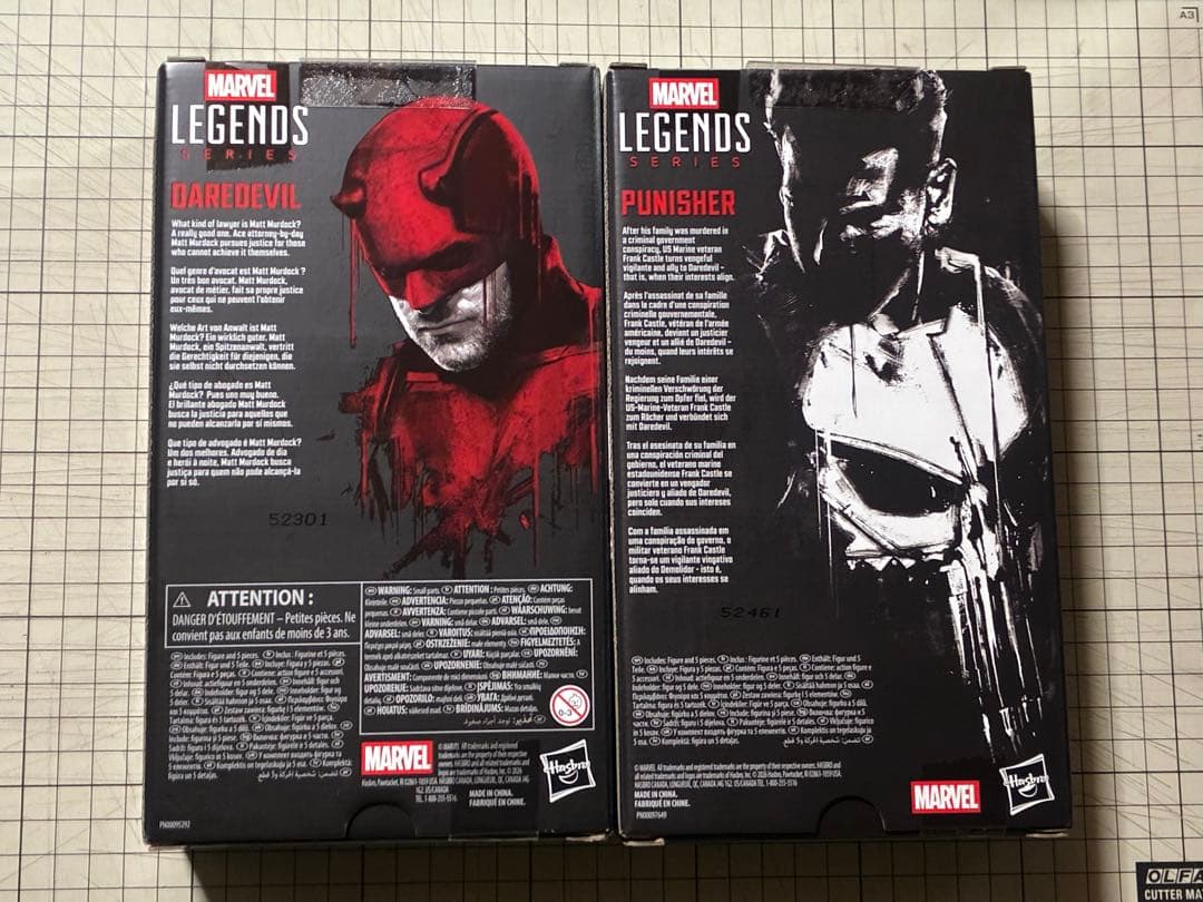マーベルレジェンド デアデビル パニッシャー セット ボーンアゲイン 未開封