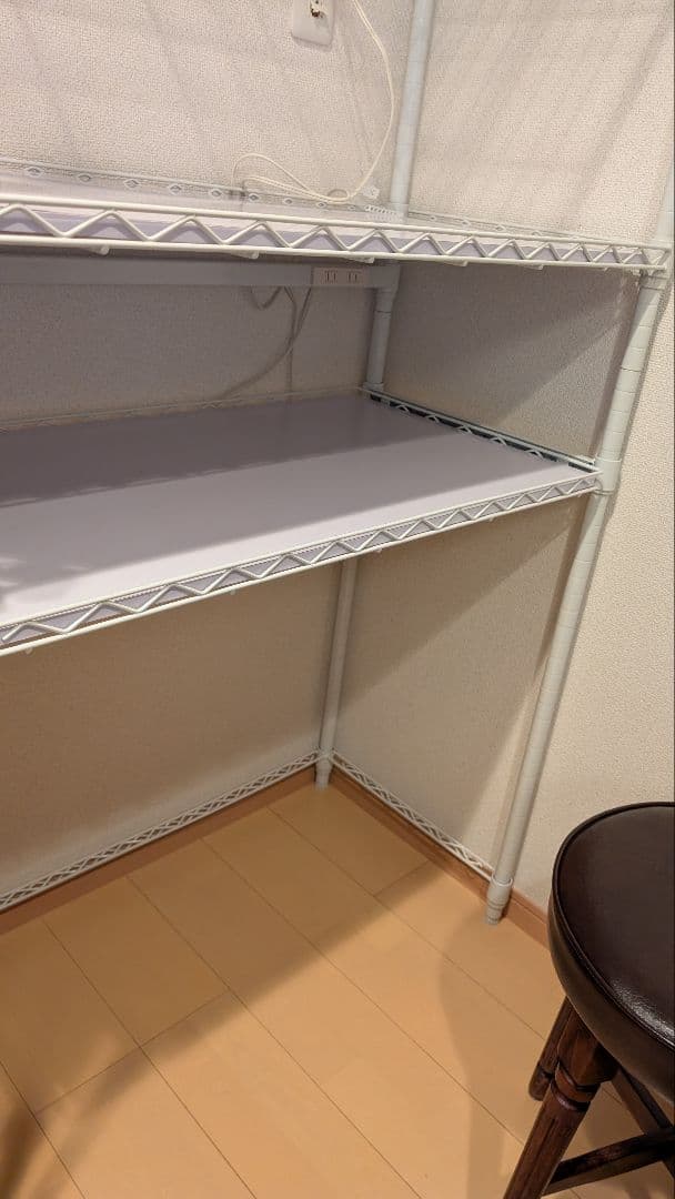 【ゆうぱん】コンセント付レンジ台【ベルメゾン】