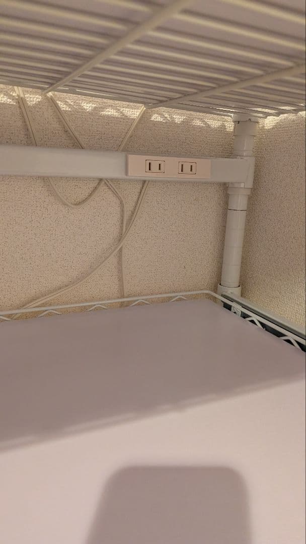 【ゆうぱん】コンセント付レンジ台【ベルメゾン】