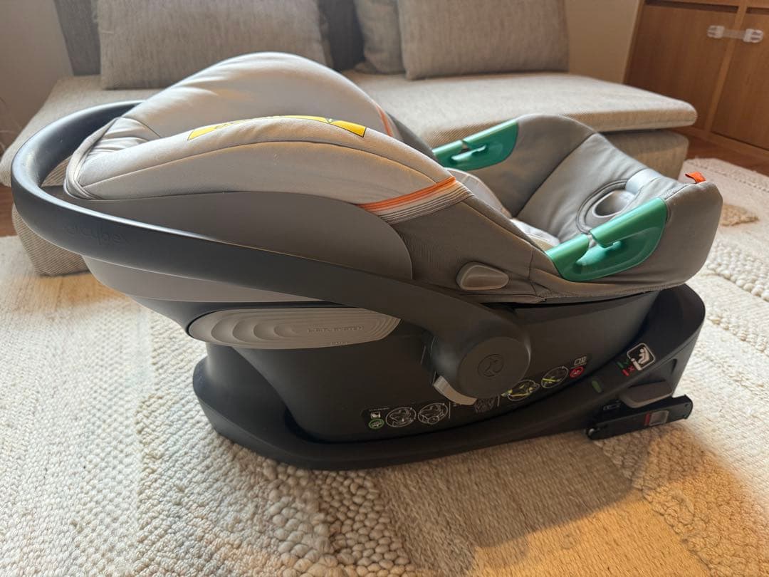 送料込★【cybex】ATON S2 i-SIZE+BASE ONE グレー