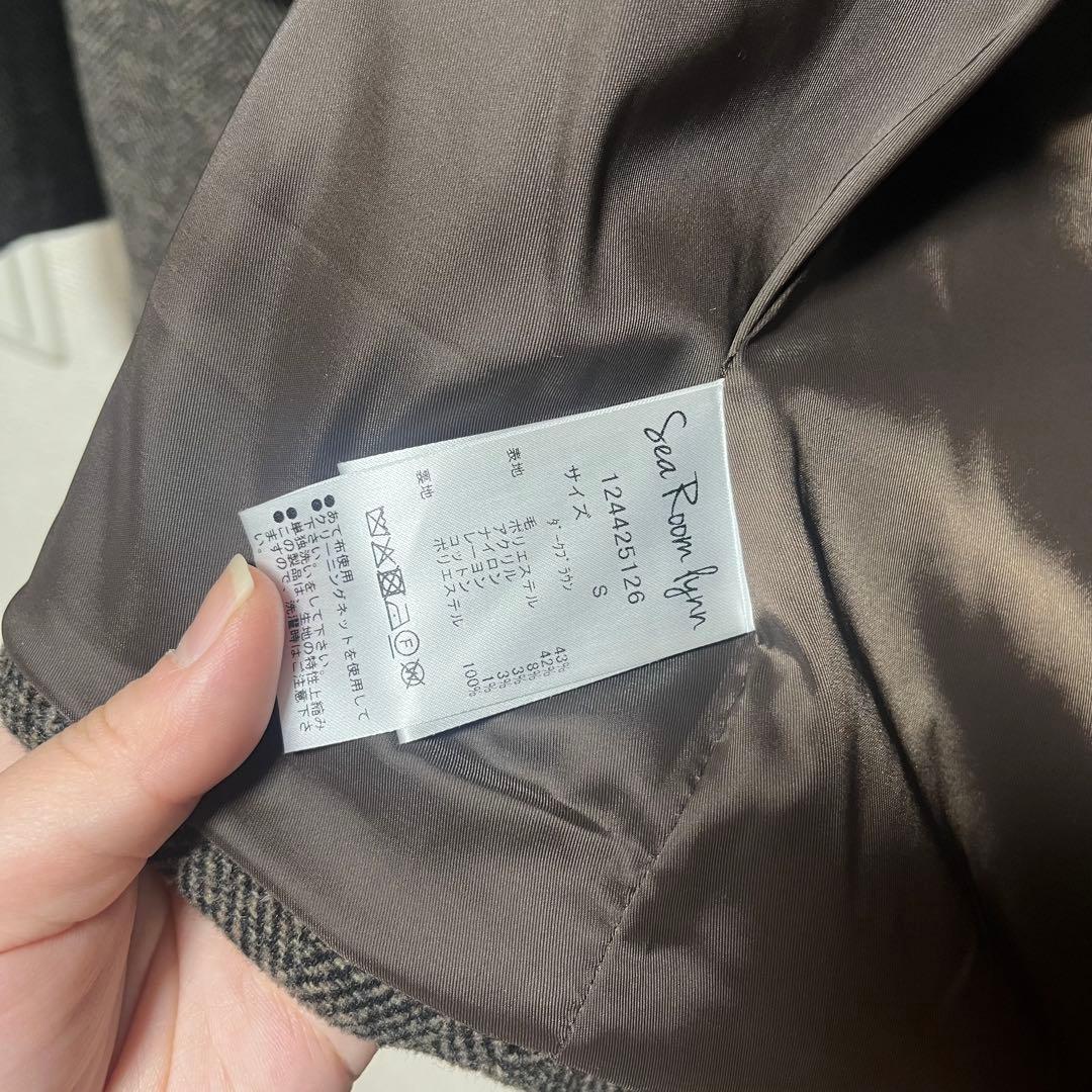 COELIE 伊原葵 オーバーショルダー テーラードジャケット ダークブラウン