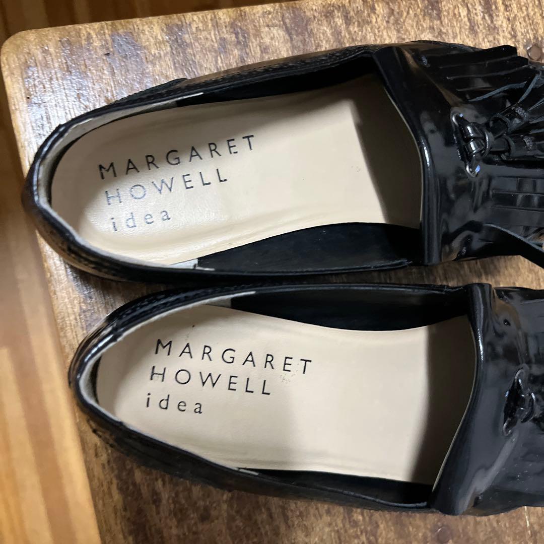 MARGARET HOWELL フリンジローファー ブラック