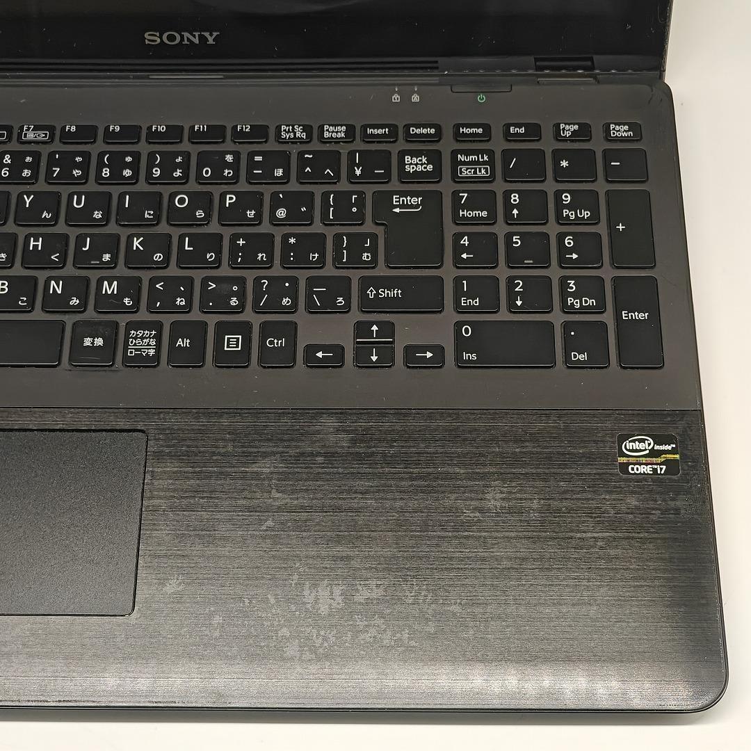 【VAIO】SVF 爆速i7 新品SSD512GB 12GB ブラックノートPC