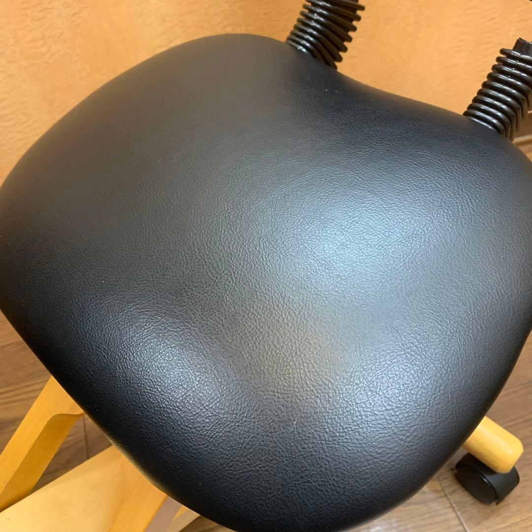 【宮武製作所】バランスチェア プロポーションチェア 背もたれ付き レザー調シート