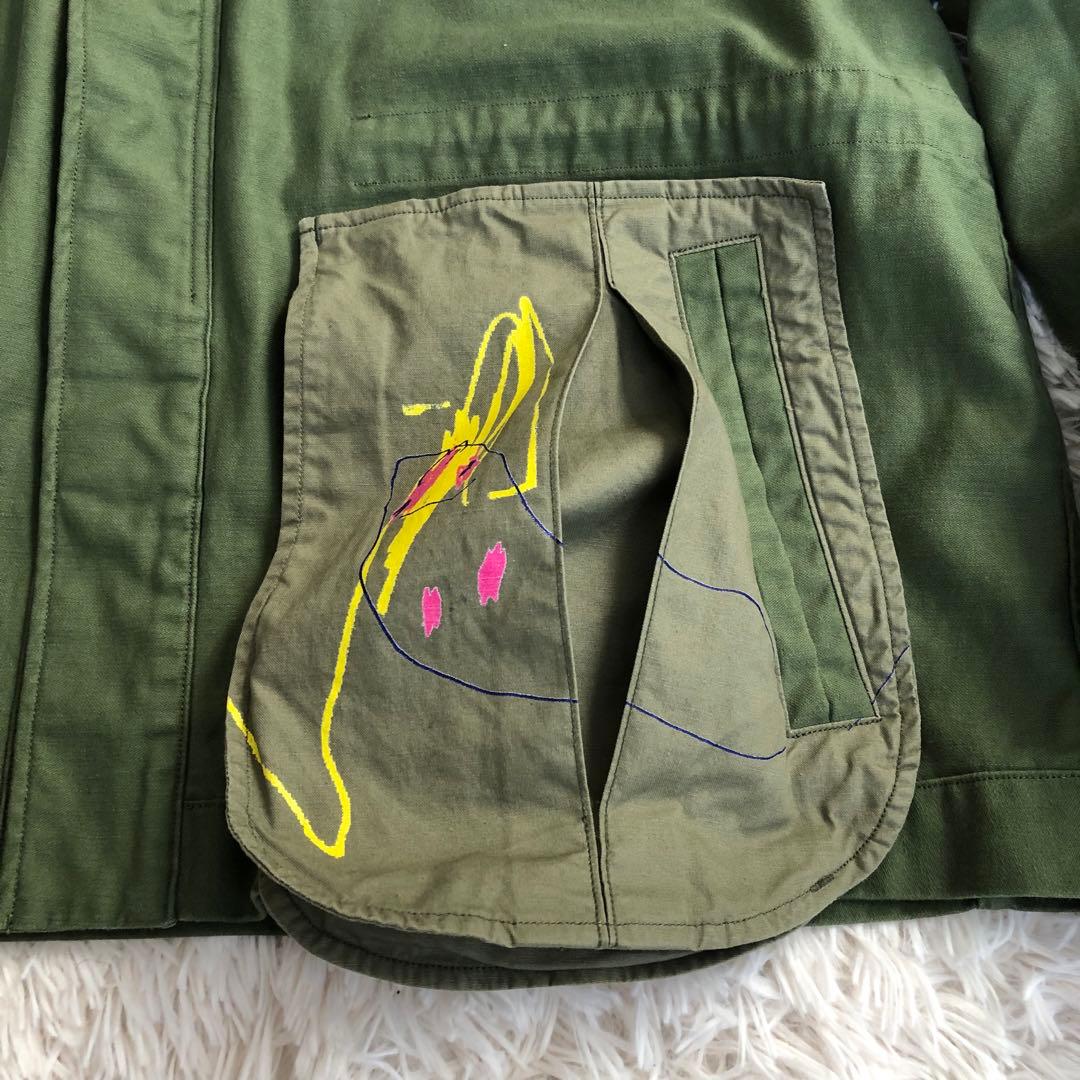 FACETASM　オーバーサイズ　ミリタリージャケット　ファセッタズム　オリーブ