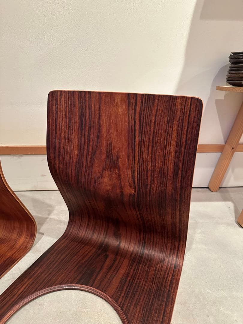 【2脚セット】天童木工 座椅子 TENDO 希少 レア ローズウッド カスタム品
