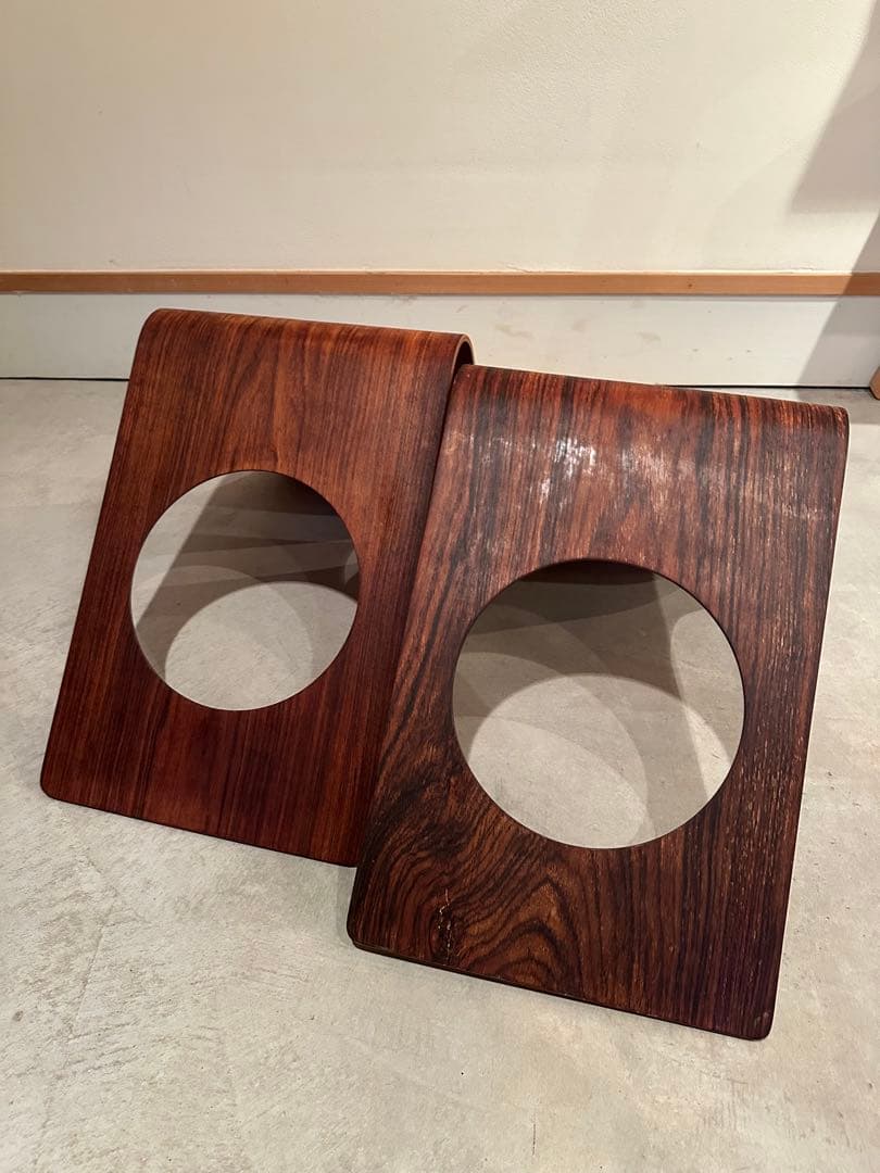 【2脚セット】天童木工 座椅子 TENDO 希少 レア ローズウッド カスタム品